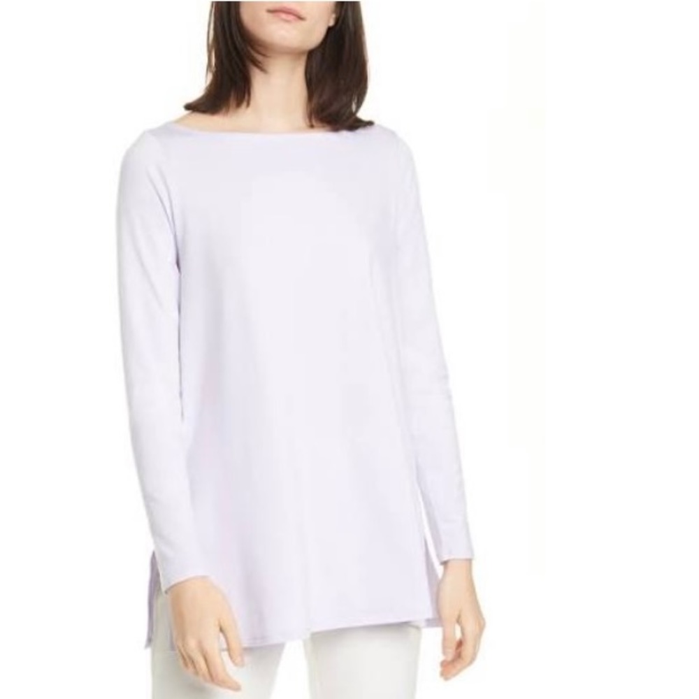 EILEEN FISHER - Fine Jersey Crew Neck Tunic